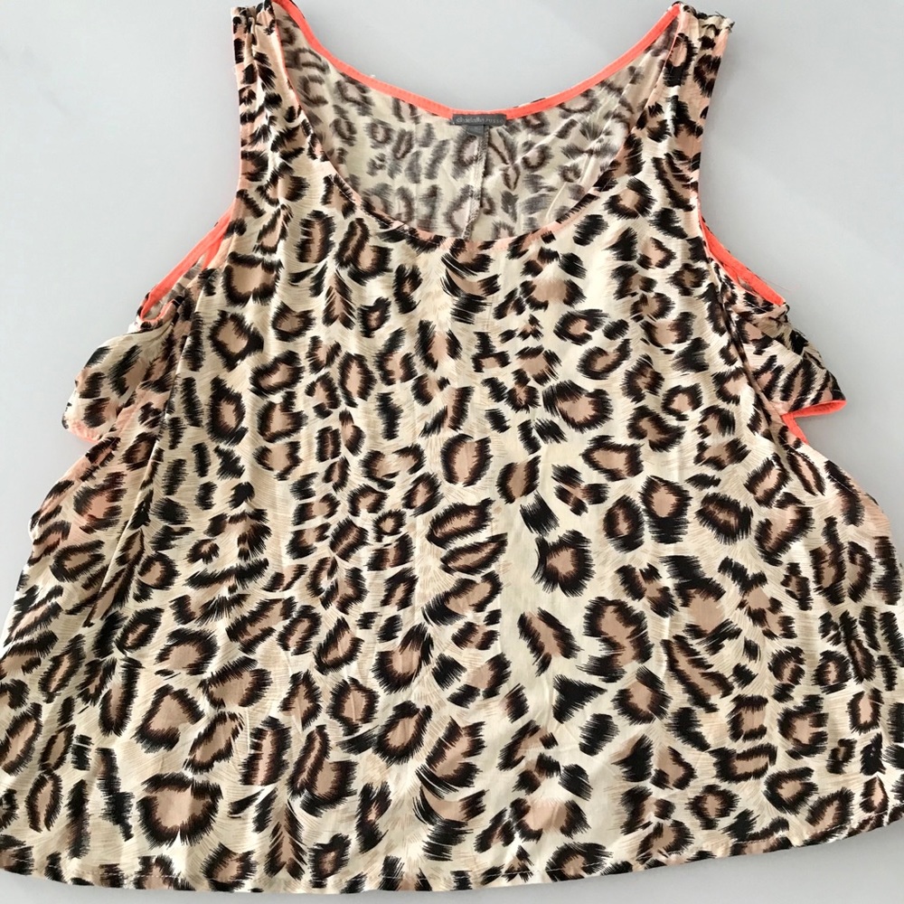 Cheetah print blouse